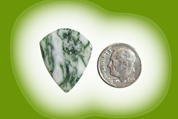 JZ41022 Green Tree Agate