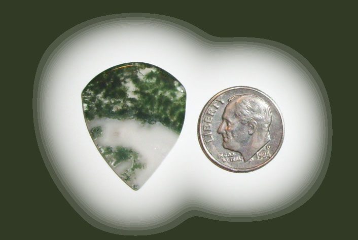 JZ42001 Green Moss Agate