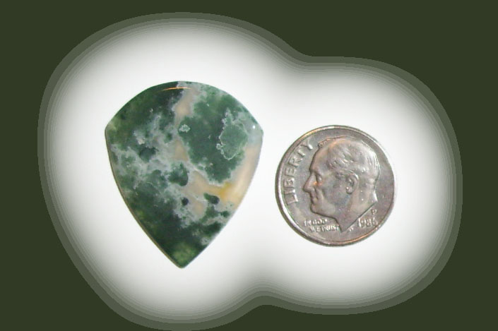 JZ42009 Green Moss Agate