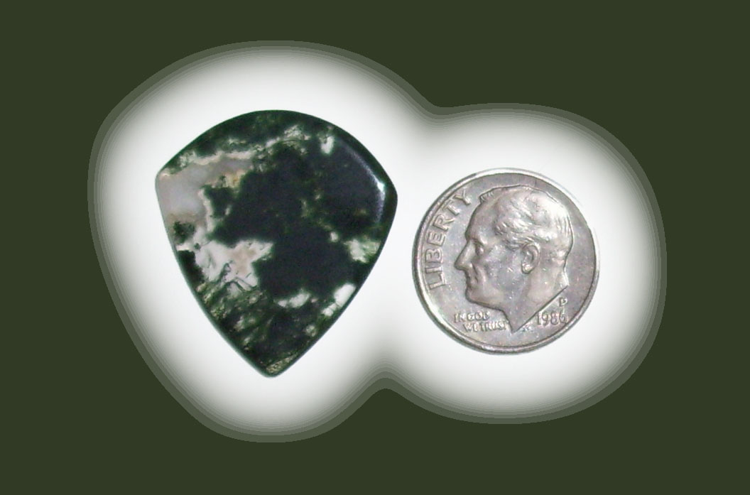 JZ42025  Green Moss Agate