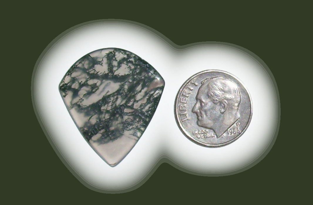 JZ42030  Green Moss Agate