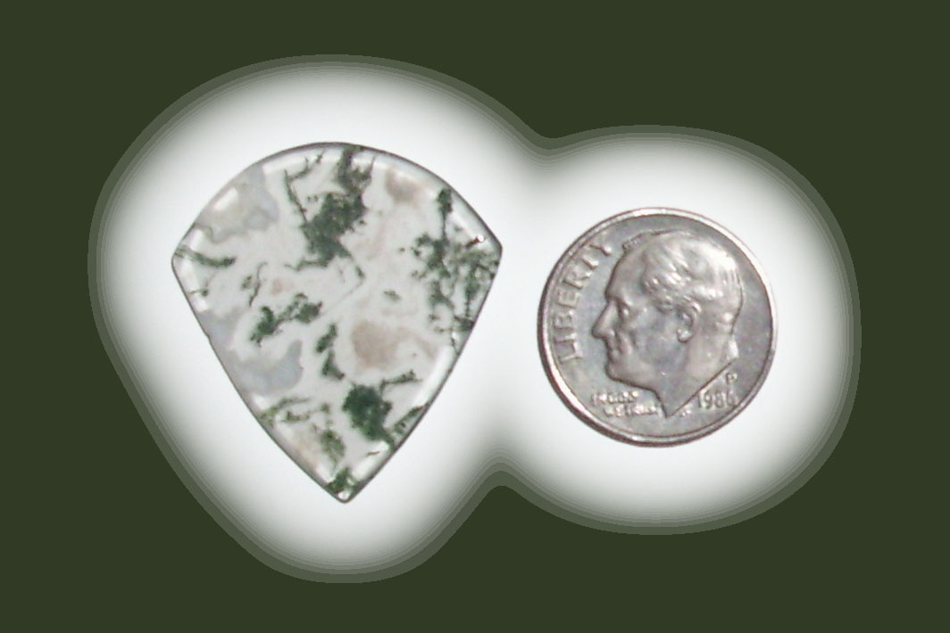 JZ42032 Green Moss Agate