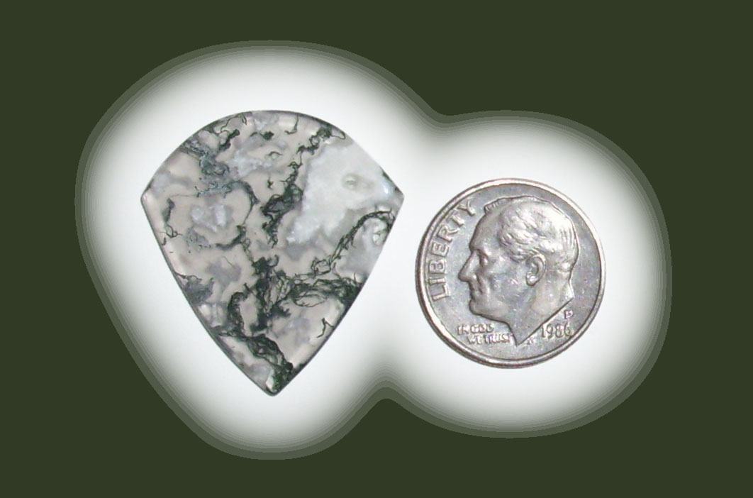 JZ42039  Green Moss Agate