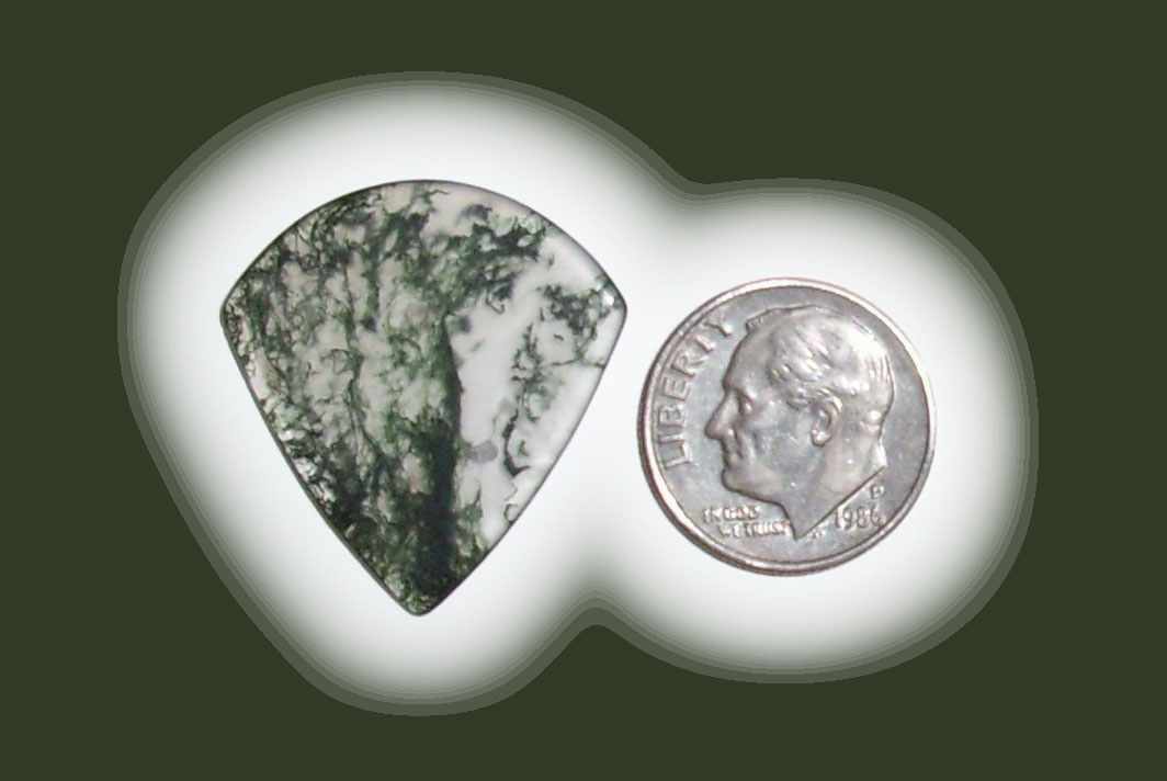 JZ42040  Green Moss Agate