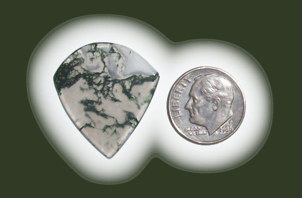 JZ42045  Green Moss Agate