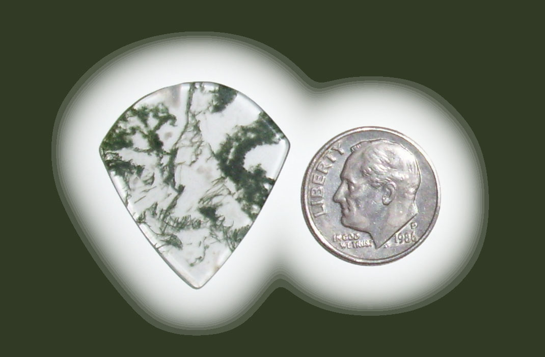 JZ42046 Green Moss Agate