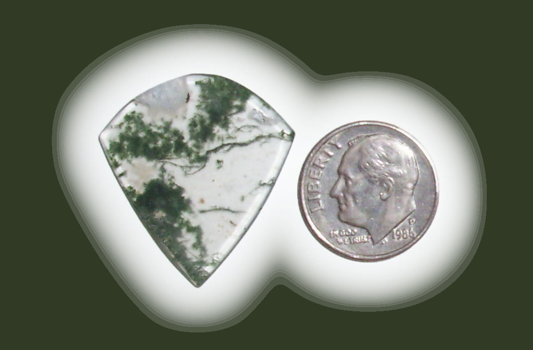 JZ42060 Green Moss Agate