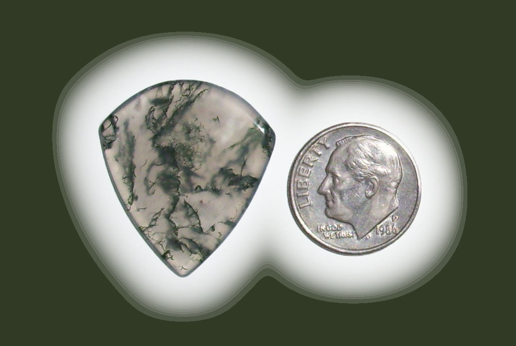 JZ42065 Green Moss Agate