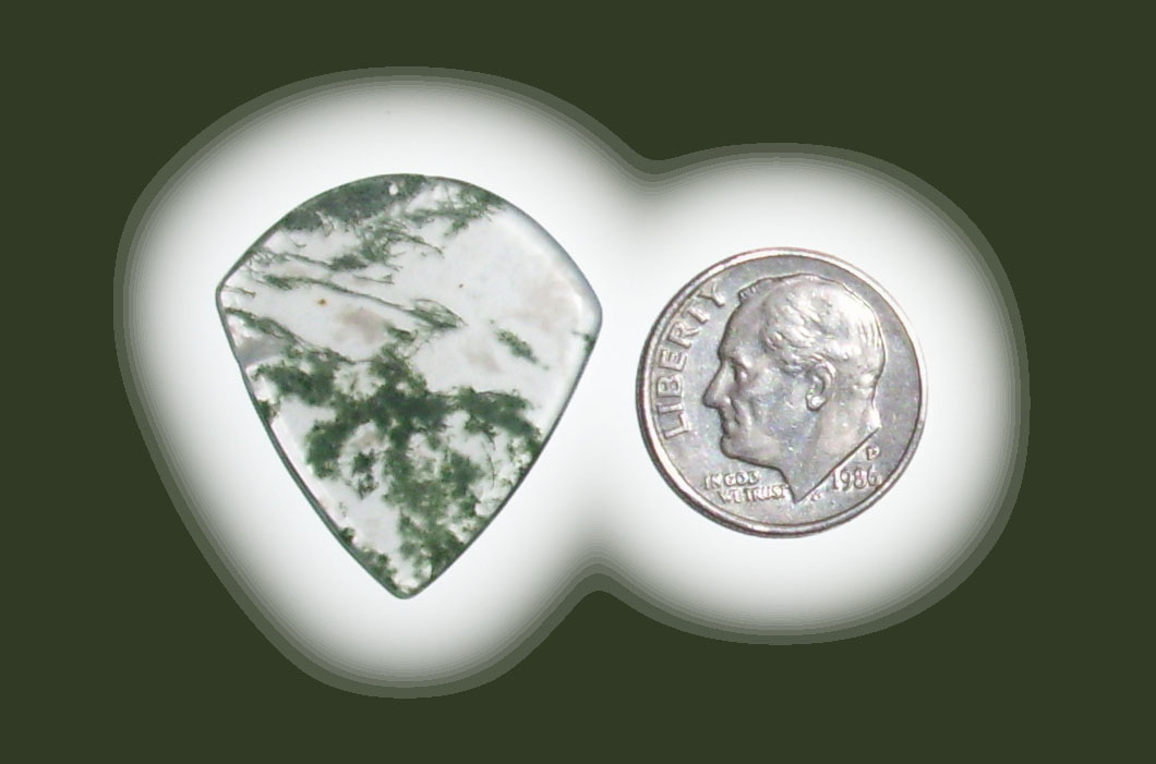 JZ42069 Green Moss Agate