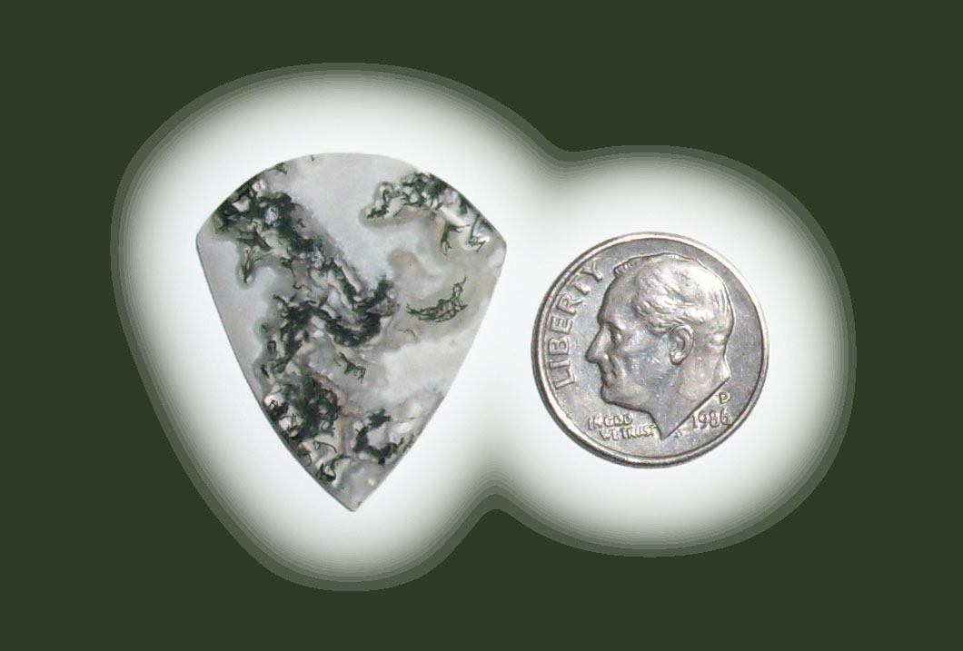 JZ42070 Green Moss Agate