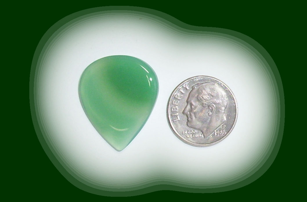 JZ7135 Green Brazilian Agate