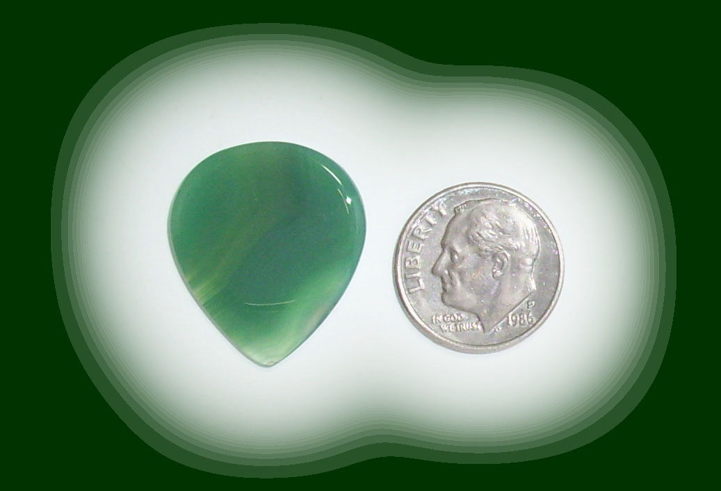 JZ7163 Green Brazilian Agate