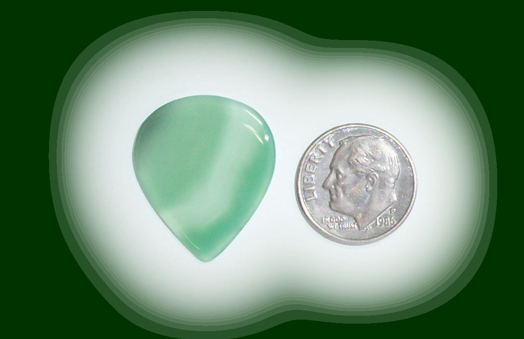 JZ7167 Green Brazilian Agate