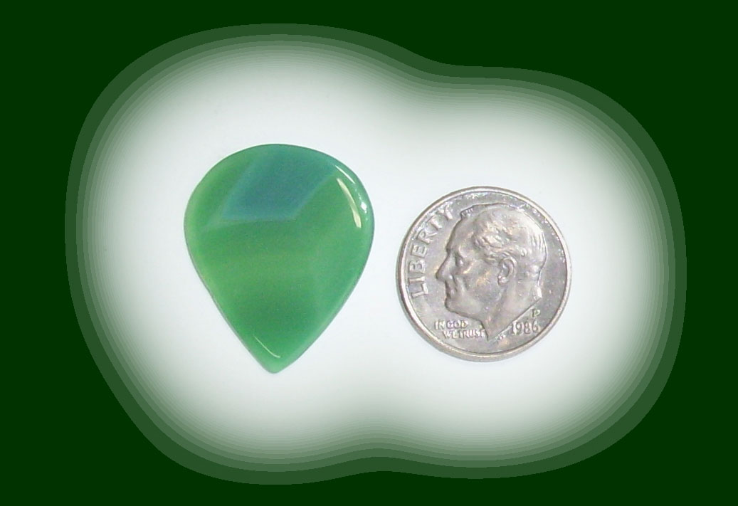 JZ7187 Green Brazilian Agate