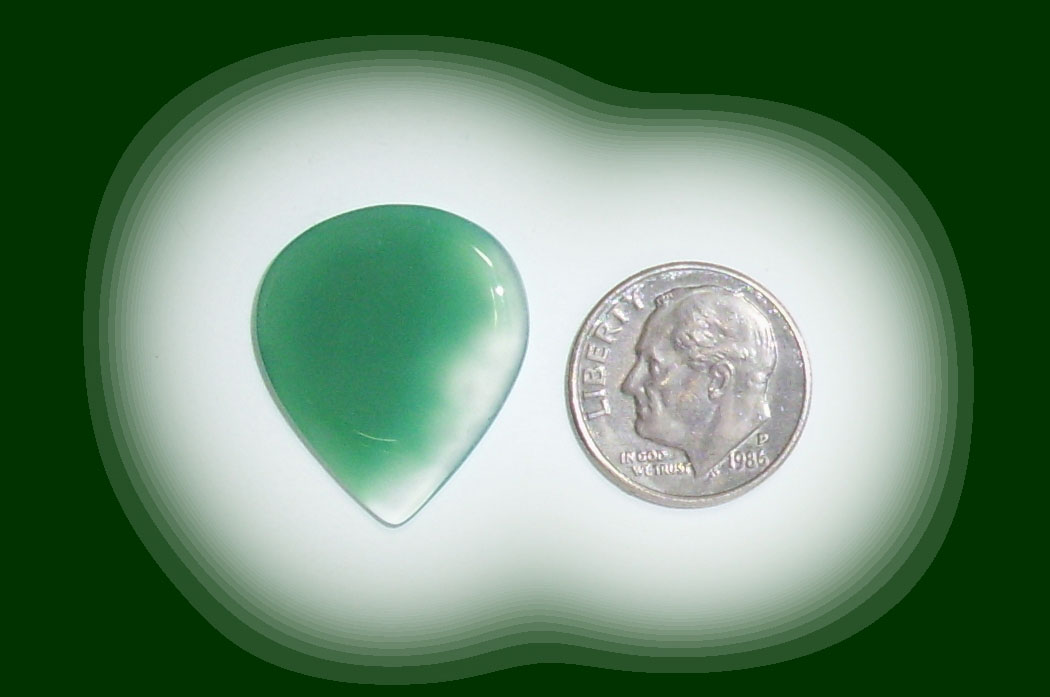 JZ7194 Green Brazilian Agate