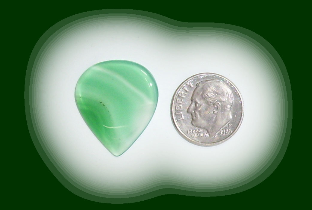 JZ7243 Green Brazilian Agate