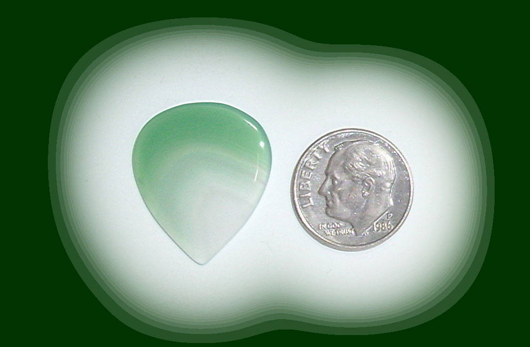 JZ7274 Green Brazilian Agate