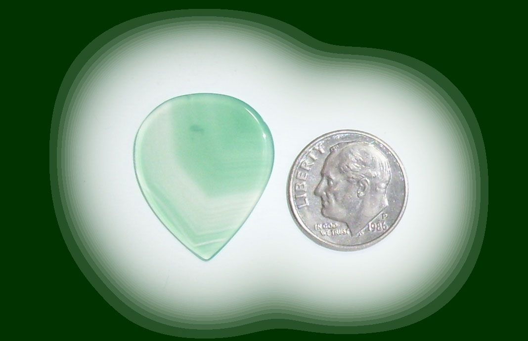 JZ7282 Green Brazilian Agate