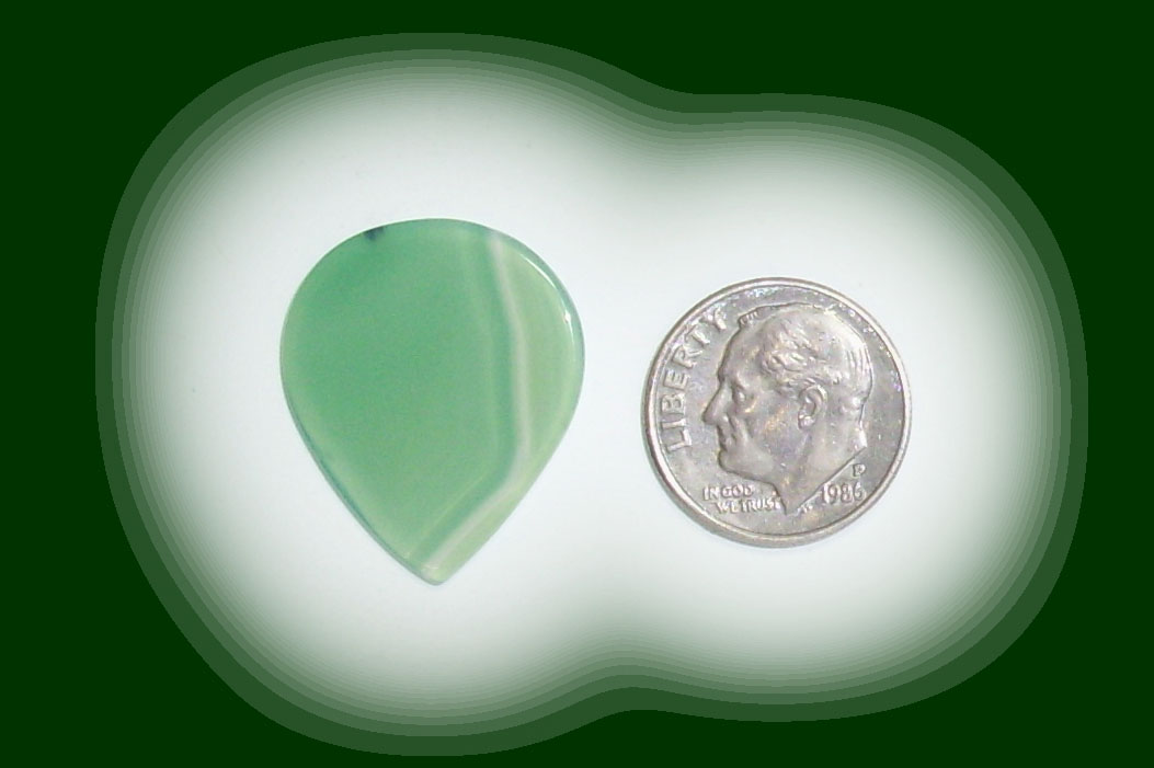 JZ7287 Green Brazilian Agate