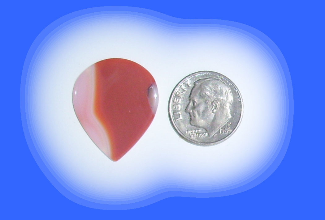 JZ8167 Red Brazilian Agate