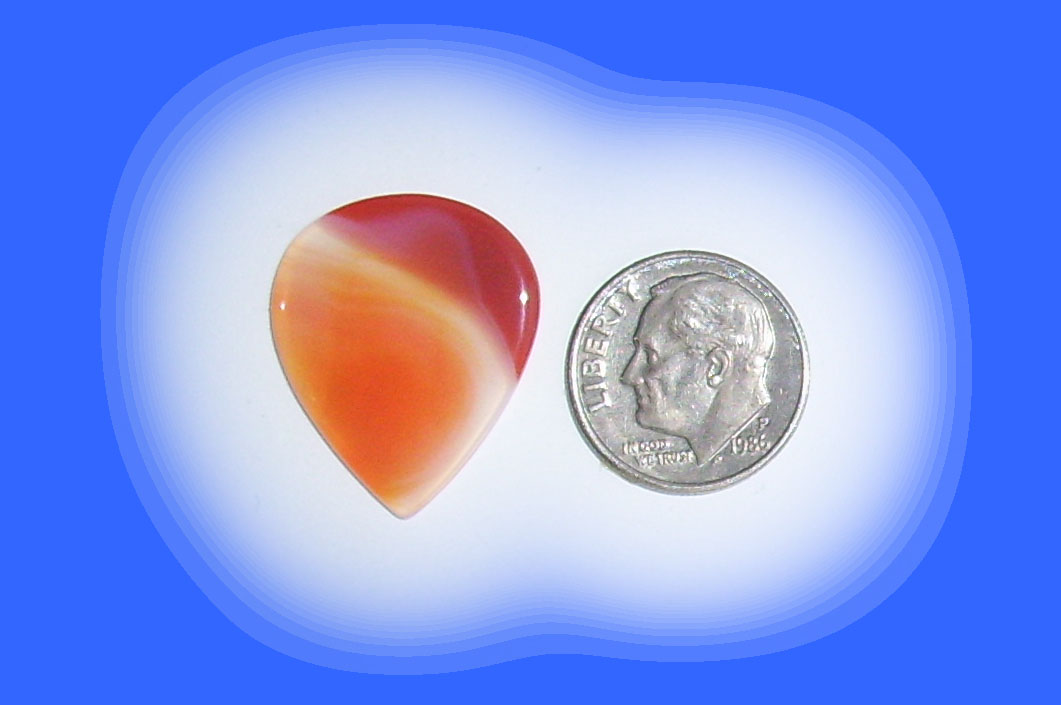 JZ8294 Red Brazilian Agate