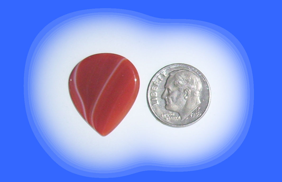 JZ8344 Red Brazilian Agate