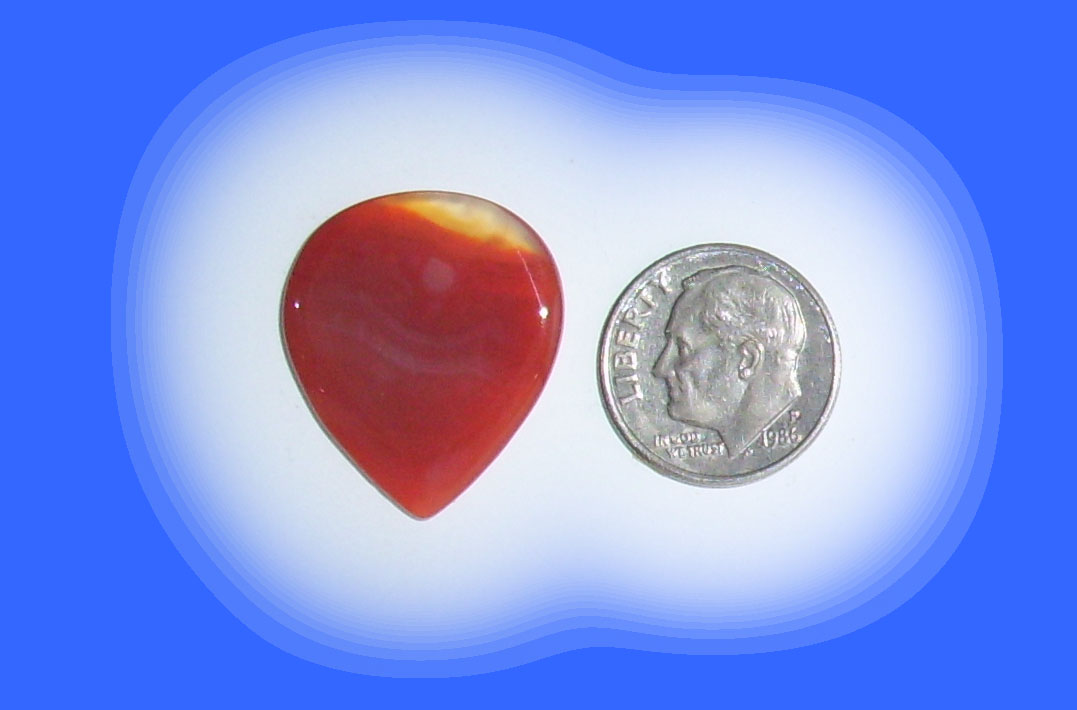 JZ8348 Red Brazilian Agate