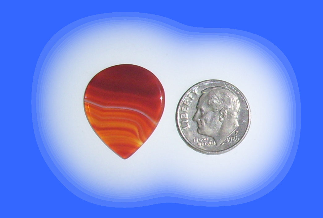 JZ8376 Red Brazilian Agate