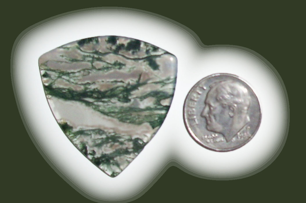 TA42012 Green Moss Agate