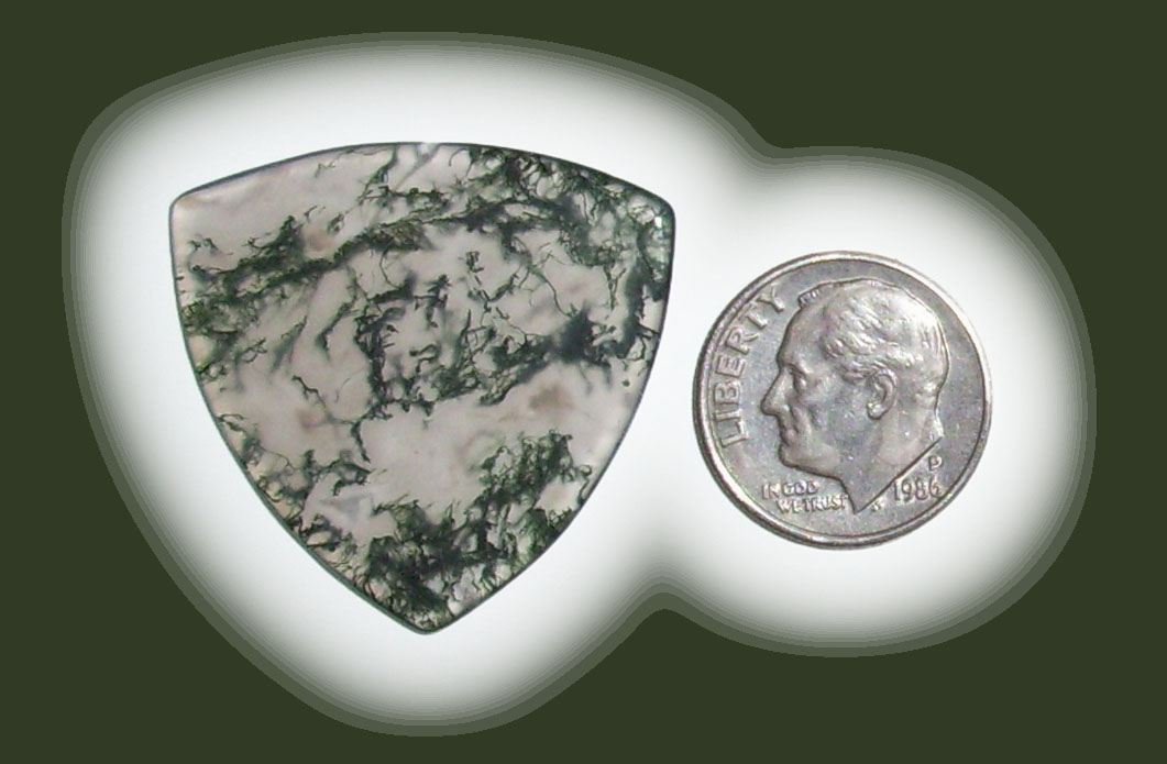 TA42014 Green Moss Agate