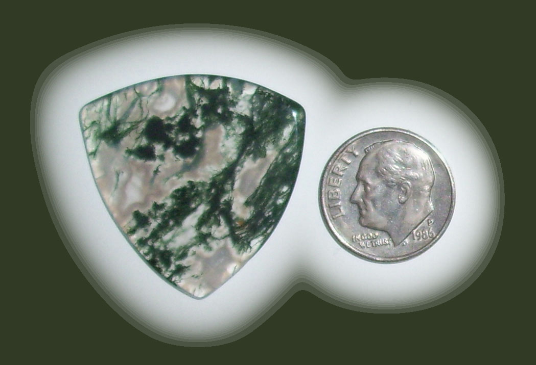 TA42025 Green Moss Agate