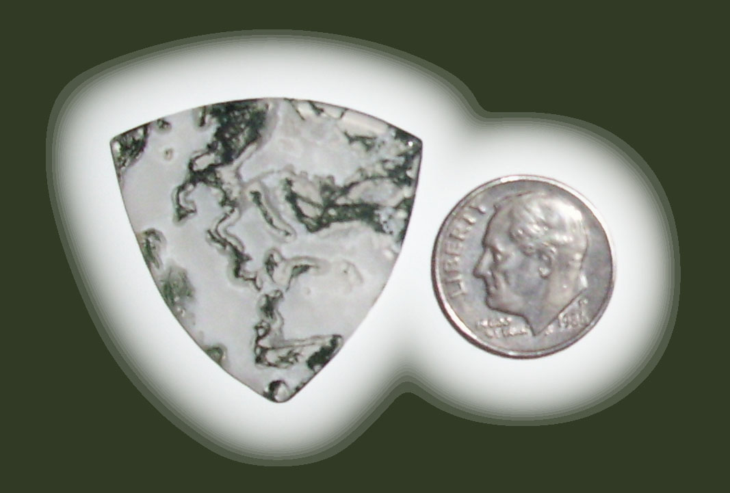 TA42028 Green Moss Agate