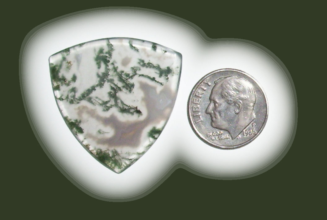 TA42030 Green Moss Agate