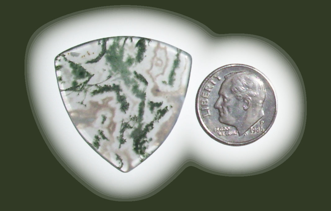 TA42031 Green Moss Agate