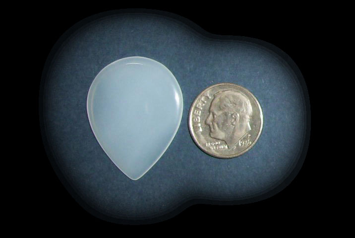 TD10122 Cloudy White Brazilian Agate