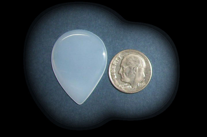 TD10125 Cloudy White Brazilian Agate