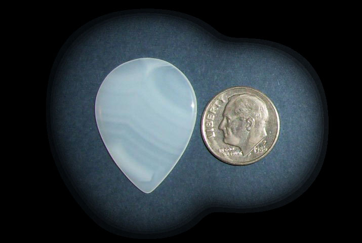 TD10175 Cloudy White Brazilian Agate