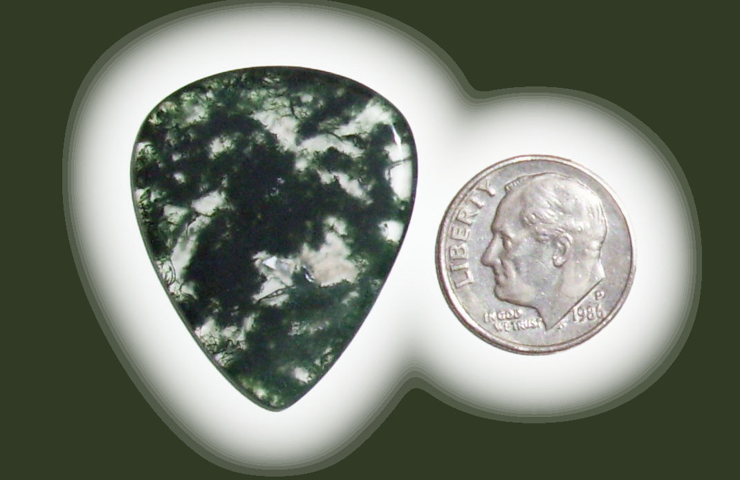 TD42002 Green Moss Agate