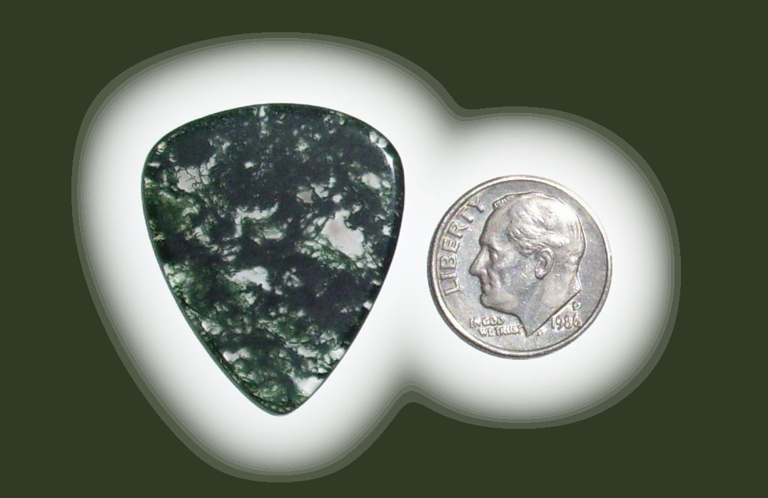 TD42025 Green Moss Agate