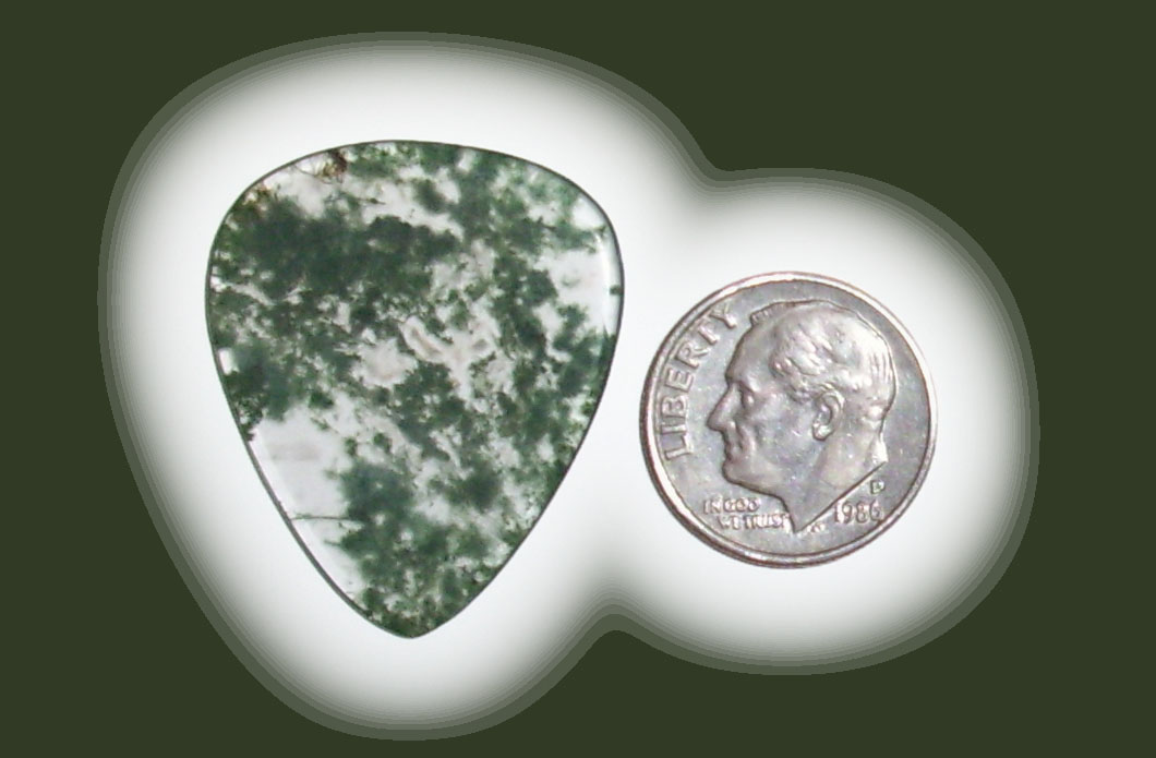 TD42033 Green Moss Agate