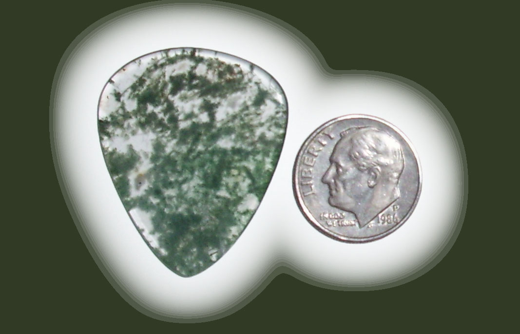 TD42043 Green Moss Agate