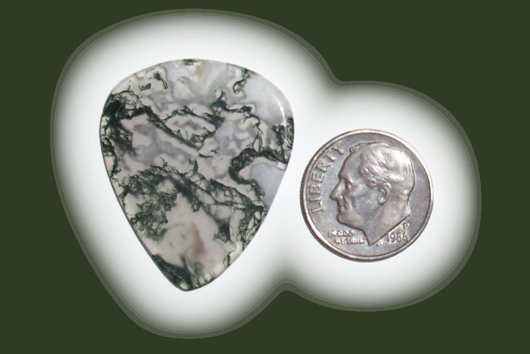 TD42046 Green Moss Agate