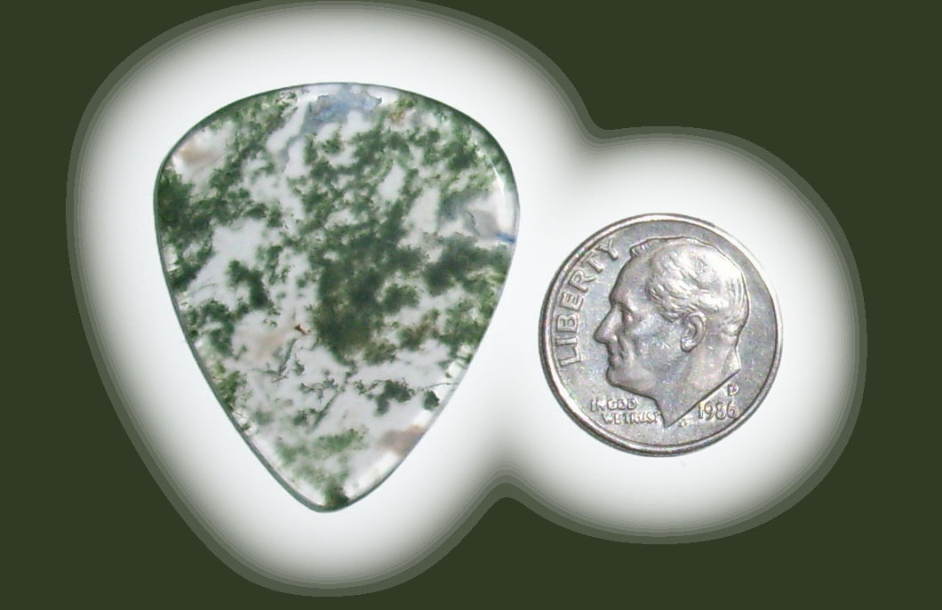 TD42067 Green Moss Agate