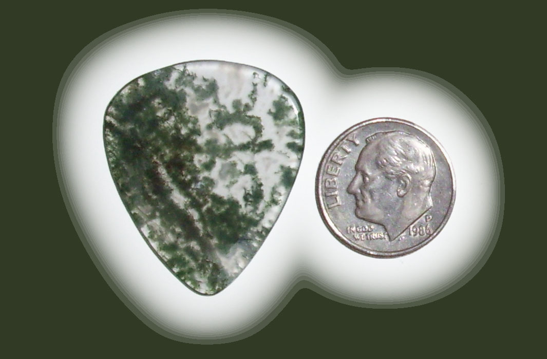 TD42071 Green Moss Agate