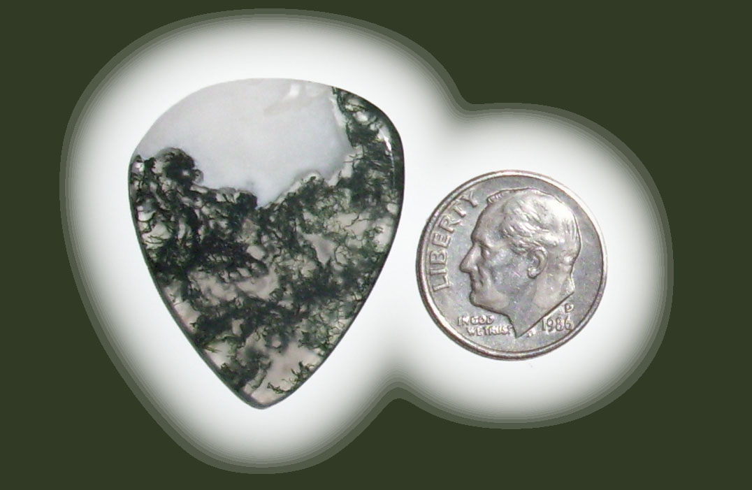 TD42072 Green Moss Agate