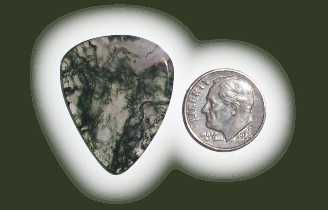 TD42073 Green Moss Agate