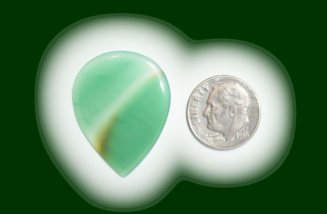 TD7377 Green Brazilian Agate