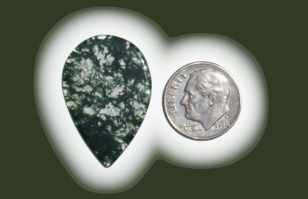 TR42003 Green Moss Agate