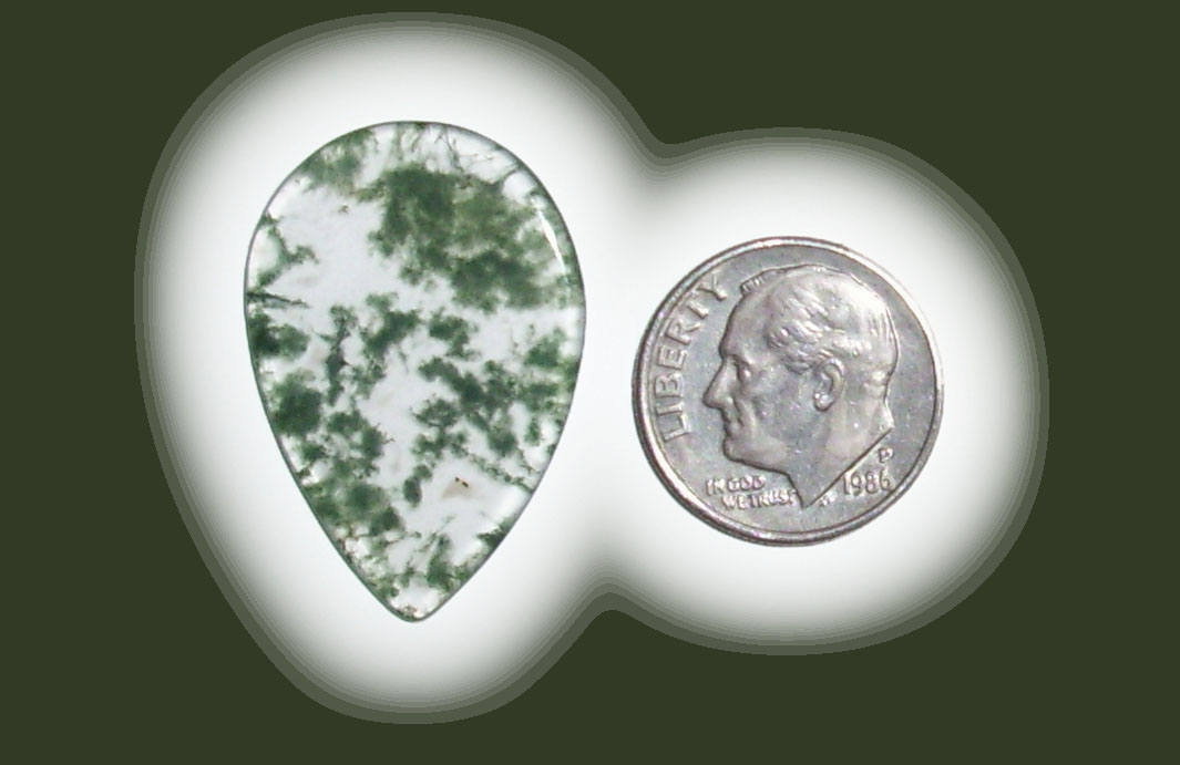 TR42004 Green Moss Agate