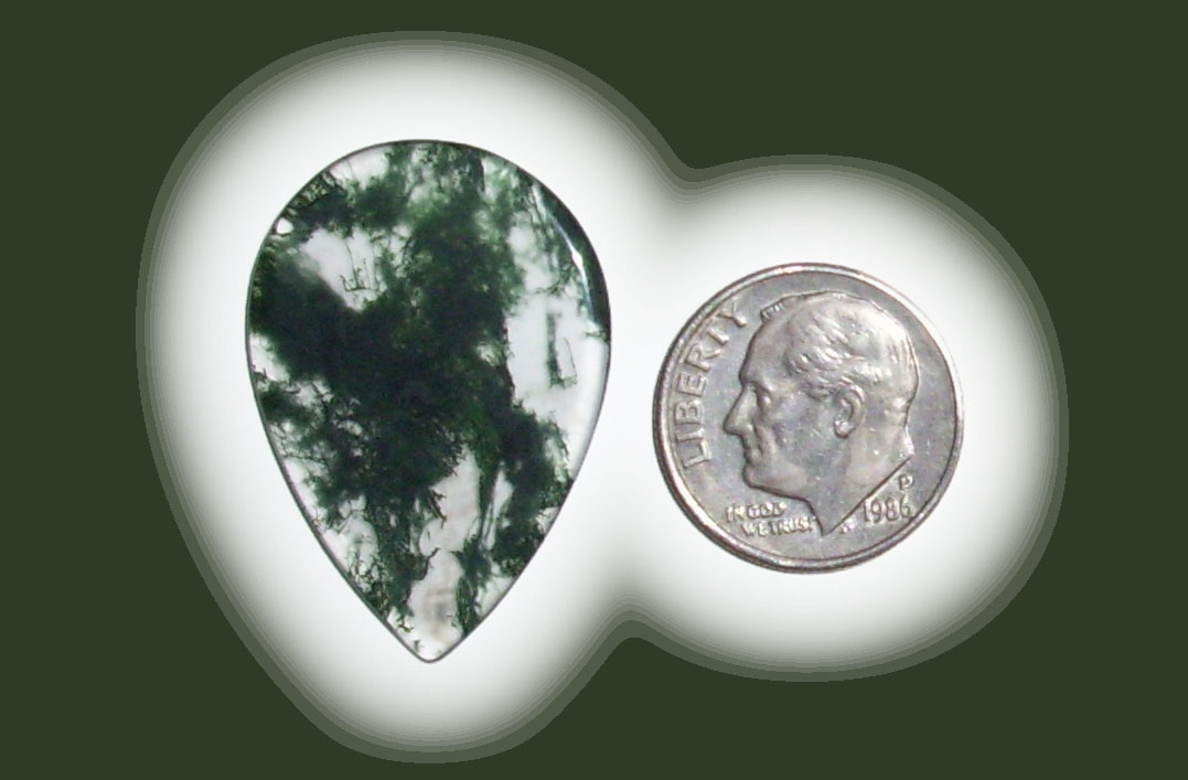 TR42006 Green Moss Agate